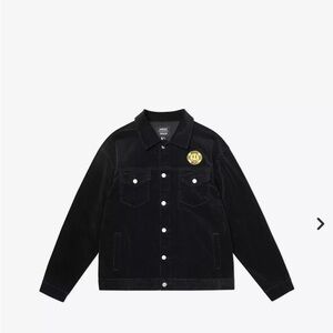NWOT WESC Hardcore Happiness Trucker Denim Jacket